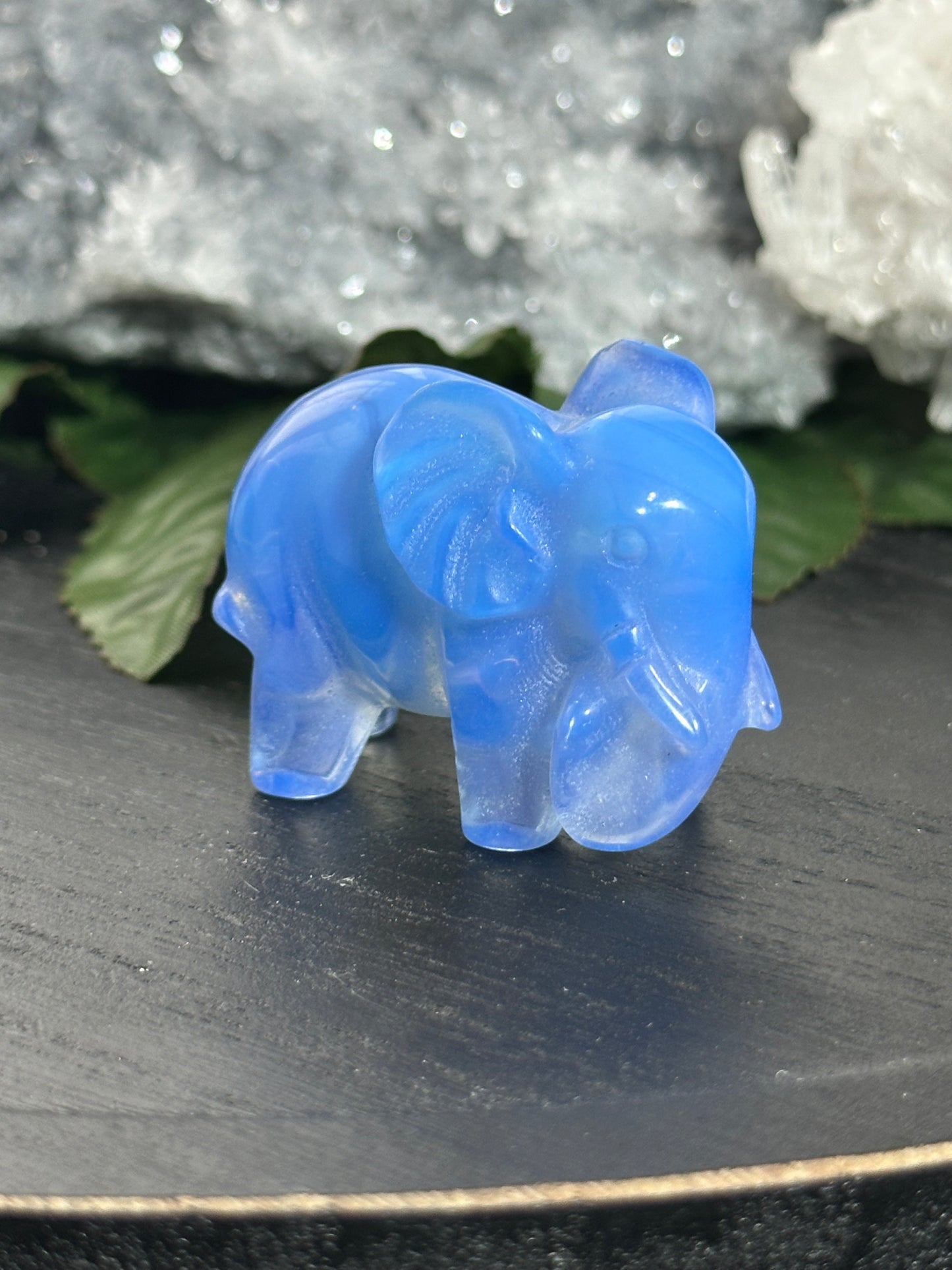 Blue Opalite Elephant