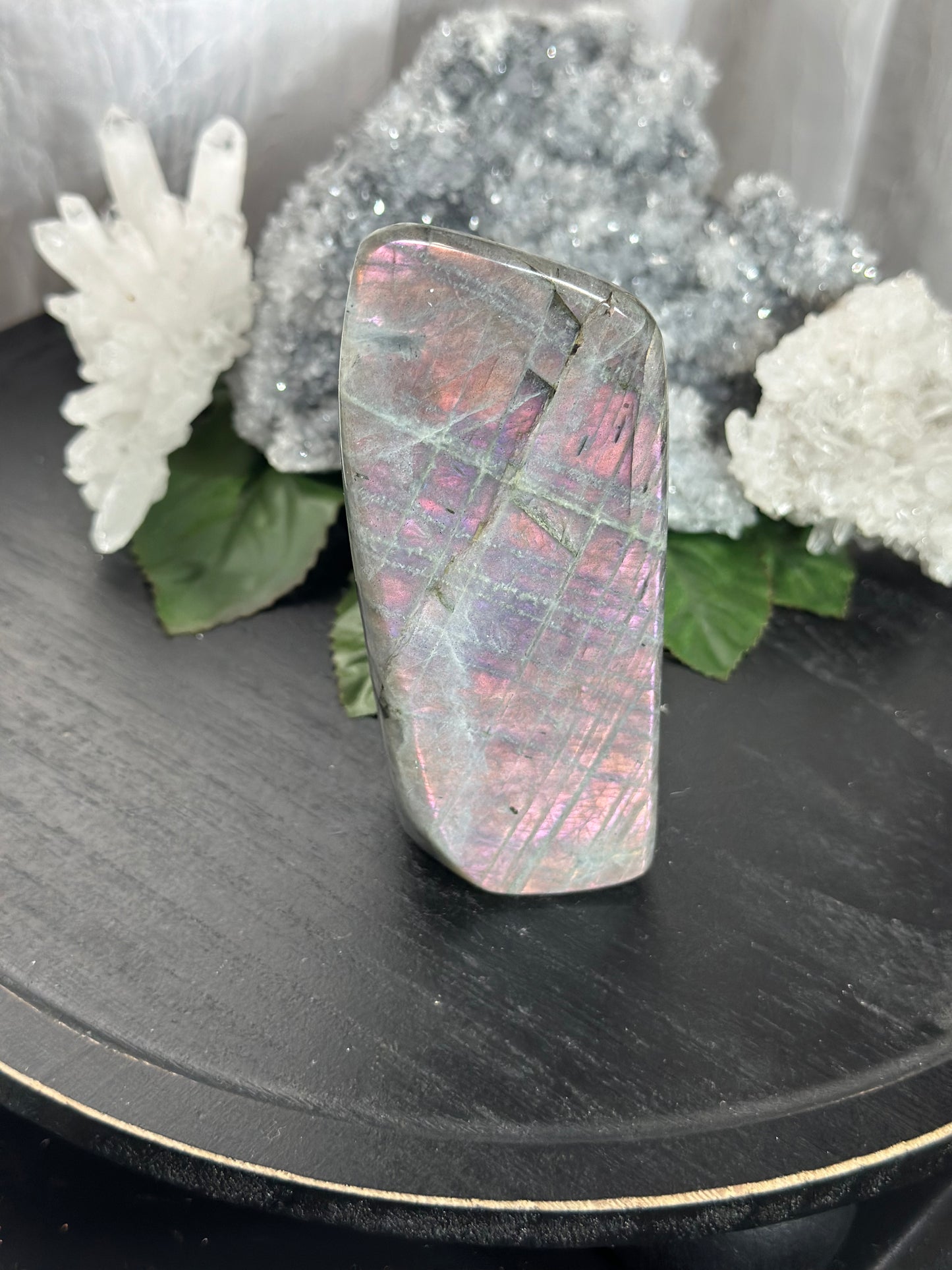 Pink Flash Labradorite Freeform