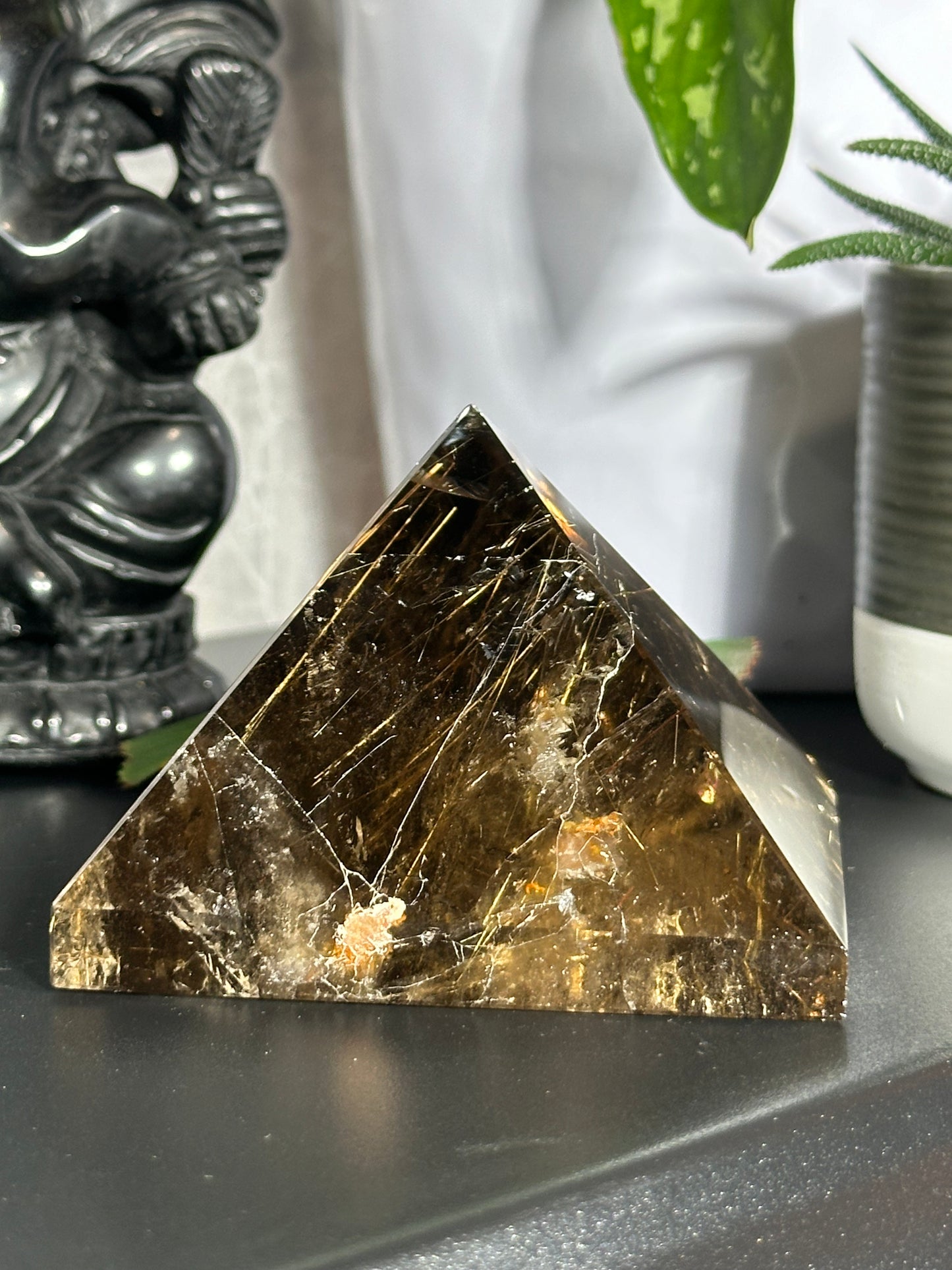 Large Smokey Quartz Pyramid
