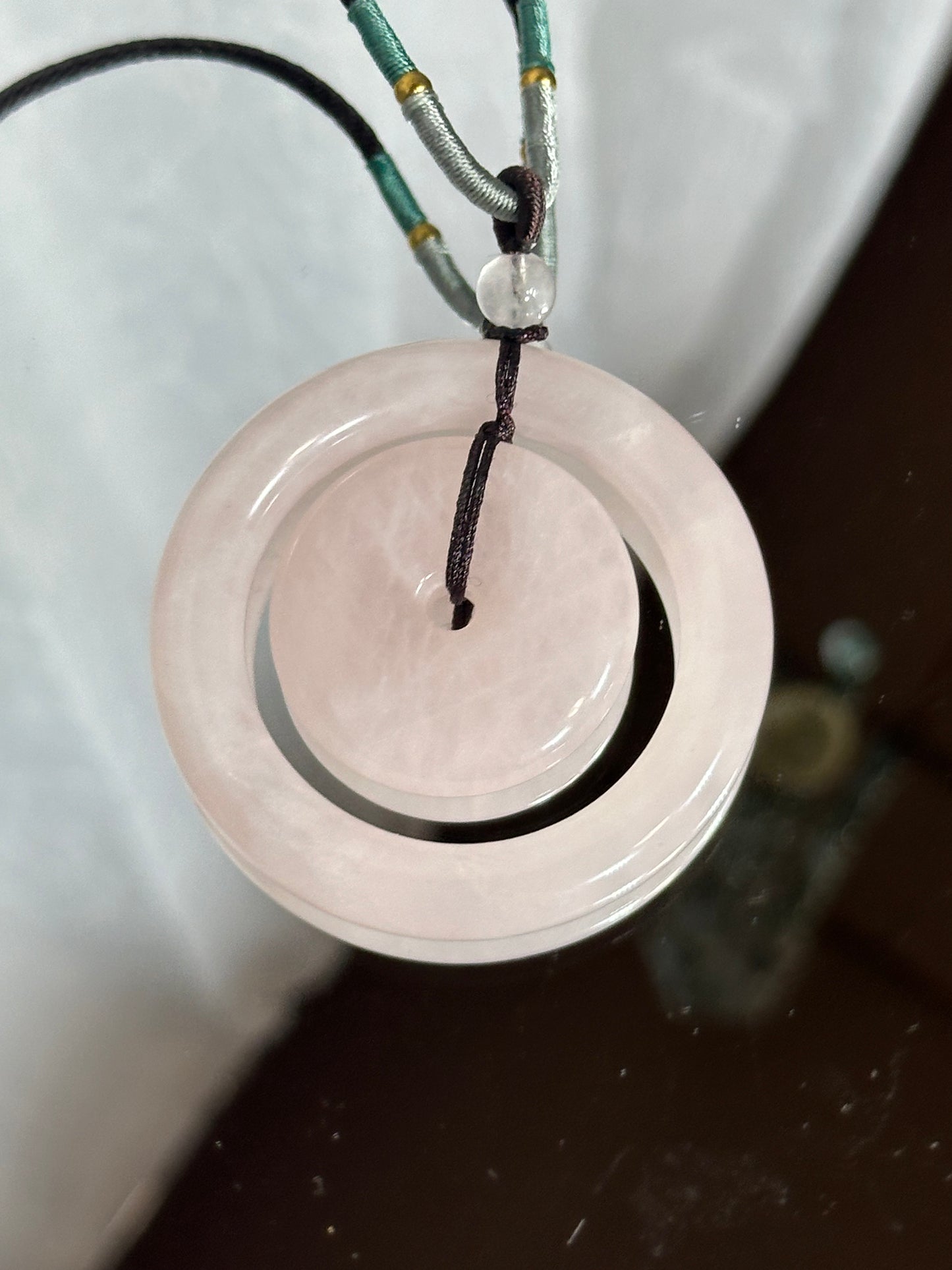 Rose Quartz Adjustable Necklace