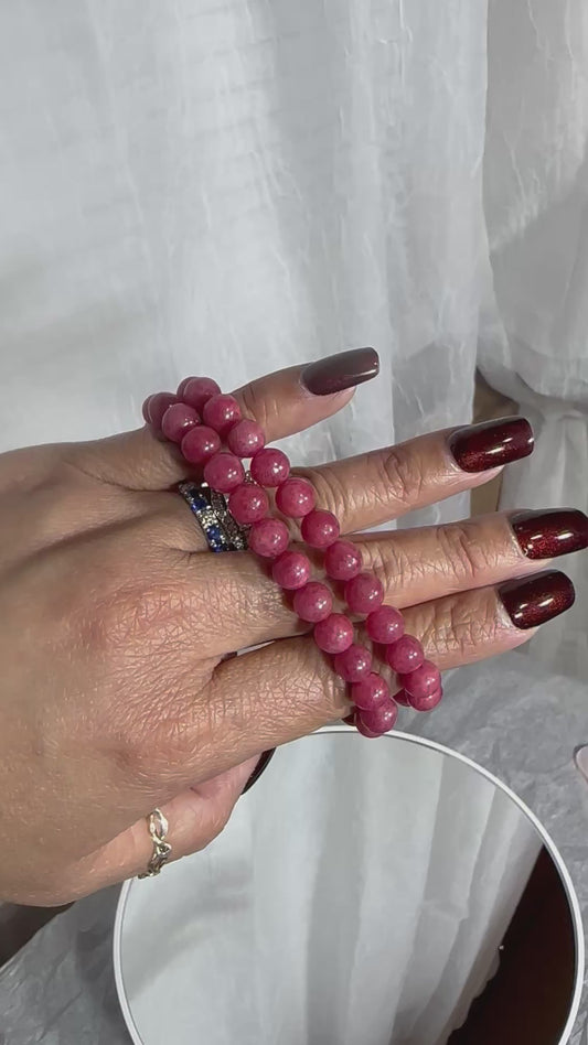 6mm Rhodochrosite Bracelet